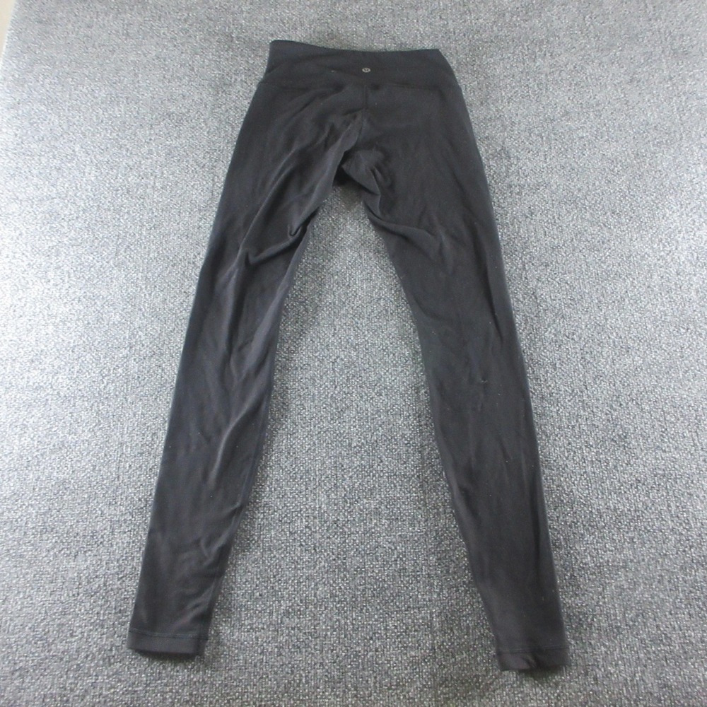 Lululemon Leggings Womens‎ 6 Black Ankle Yoga Pants Stretch Nylon Spandex Gym